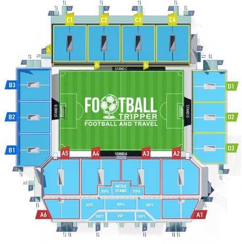 karte Moskva stadions
