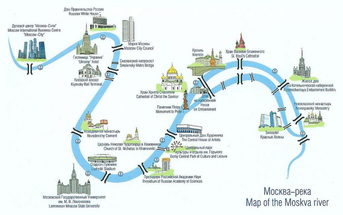 Moskva river karti