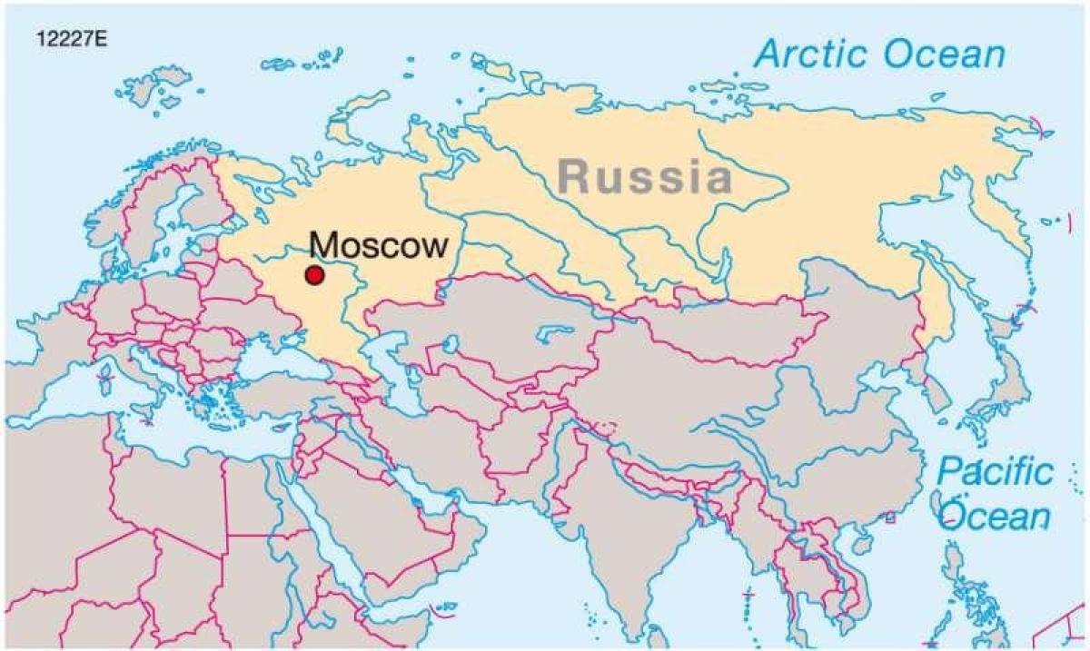 Maskavā par karte Krievija