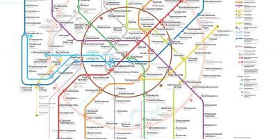 Karte Maskavas metro