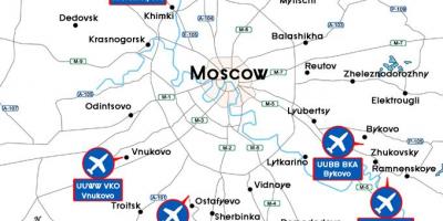 Karte Maskavas lidostās