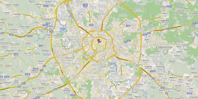 Moskva šosejas karte
