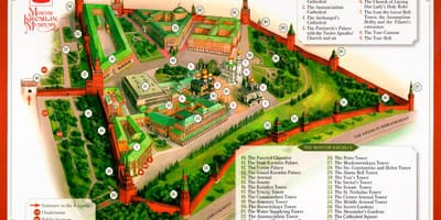 Maskavas kremļa karte