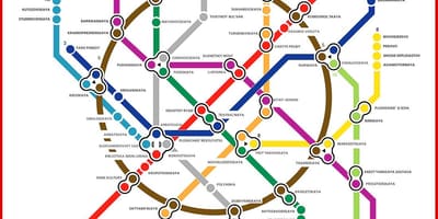 Maskavas metro kartes krievu valodā