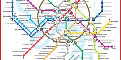 Karte Maskavas metro