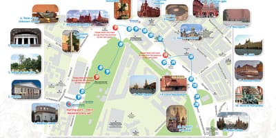 Maskavas ceļojuma kartē