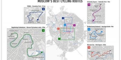 Moskva velosipēdu karte