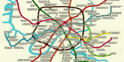 Maskavas dzelzceļa kartes