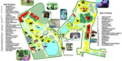 Karte Maskavas zoodārzā
