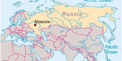 Maskavā par karte Krievija