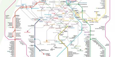 Karte Moskva vilcienu