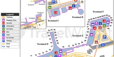 Sheremetyevo karte termināli